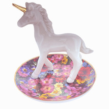 Unicorn Garden Trinket Plate - £3.95 GBP
