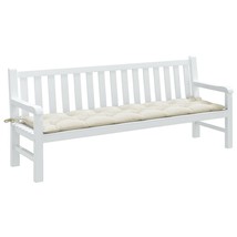 Garden Bench Cushion Melange Cream 100% polyester - $2,393.08 MXN