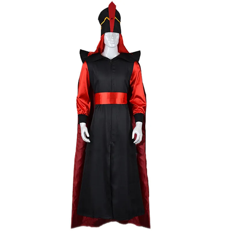 The Arabian Nights Aladdin Jafar Cosplay Costume Halloween Wizard Clothe... - $70.00