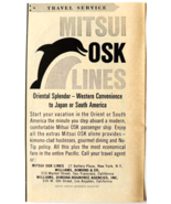 1967 Matsui OSK Cruise Lines Advertisement Vintage Japan South America F6M - $368.75 MXN