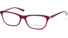 New Tiffany &amp; Co. Tf 2078 8167 Red Eyeglasses Frame 55-16-140 B34 Italy - £105.50 GBP