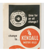 1961 Kendall Motor Oil Advertisement Vintage Automobilia Bradford Penn D... - €17,34 EUR