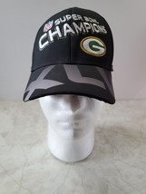 Green Bay Packers Super Bowl XLV Champions NFL Reebok On Field Hat Black - £11.96 GBP