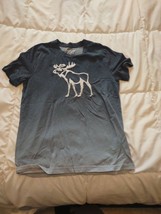 Abercrombie Kids Boys 11/12 Moose Shirt-RARE-SHIPS N 24 HOURS - £19.37 GBP