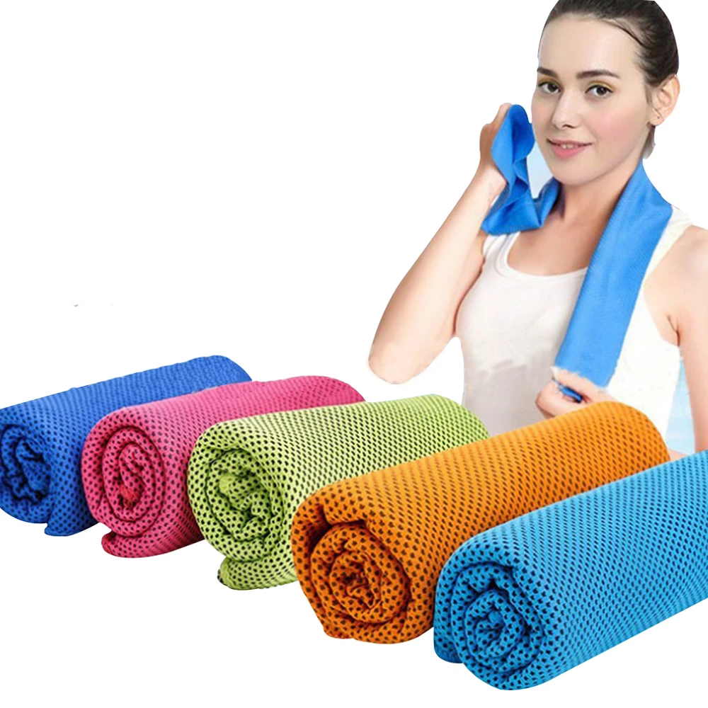 Sporting Summer Swimming Ice towel Towel Microfiber Quick-Dry Thin Travel Breath - £23.52 GBP