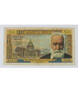 1964 France 5 Nouveaux Francs Note // Victor Hugo // Very Fine (VF) P#141a - $3,087.31 MXN