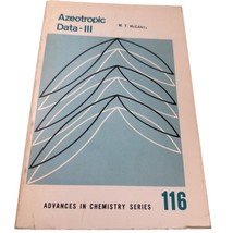 Azeotropic Data - III Advances in Chemistry Series 116 - $48.49