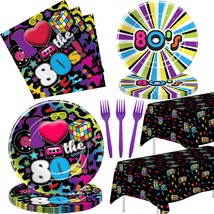 Jungle Theme Party Supplies Tableware Girl - Safari Birthday Decorations Dinnerw - £31.26 GBP