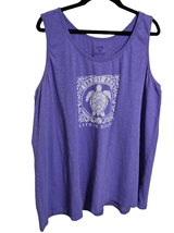Life Is Good XL Purple Tank Top Take It Easy Life Is Good  - £18.18 GBP