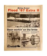 1987 Kennebec Flood Newspaper Morning Sentinel Maine 87 Extra 2 April 4 ... - $54.66 CAD