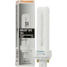 Sylvania 20667 Compact Fluorescent 4-Pin Double Tube 4100-K, 13-Watt, White - $4.93