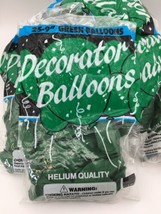 St Patricks Day Party 9&quot; Balloons 300 Green Decorator Helium Quality LDPE USA  - £12.66 GBP