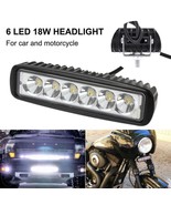 1X LED Work Lights 6 Inch 18W 12V Driving Strip Flood Beam light Bar SUV... - $240.26 MXN