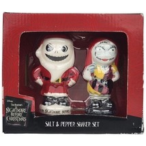 Disney The Nightmare Before Christmas Jack &amp; Sally Salt &amp; Pepper Shaker Set - $210.81 MXN