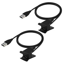 2-Pack Charger Cable For Fitbit Alta, Repalcement Usb Charging Cable With 1M/3.3 - £14.17 GBP