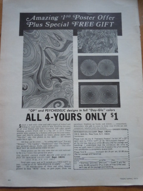 Vintage Mirobar Sales Poster Offer Print Magazine Advertisement 1971 - $4.99