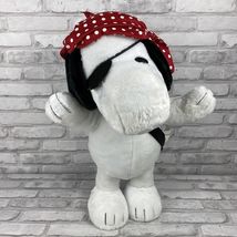 20 Inch Snoopy Peanuts Pirate Halloween Porch Door Greeter Standing Plush  - $32.58