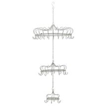 Zaer Ltd. Elegant Hanging Metal Chandelier Display Decoration with Hooks London  - £166.58 GBP