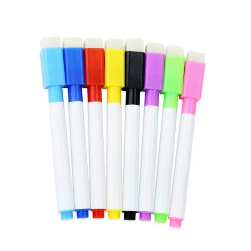 Play 5/8Pcs/lot Colorful Black School ClAroom Supplies Whiteboard Pen Markers Dr - £23.18 GBP