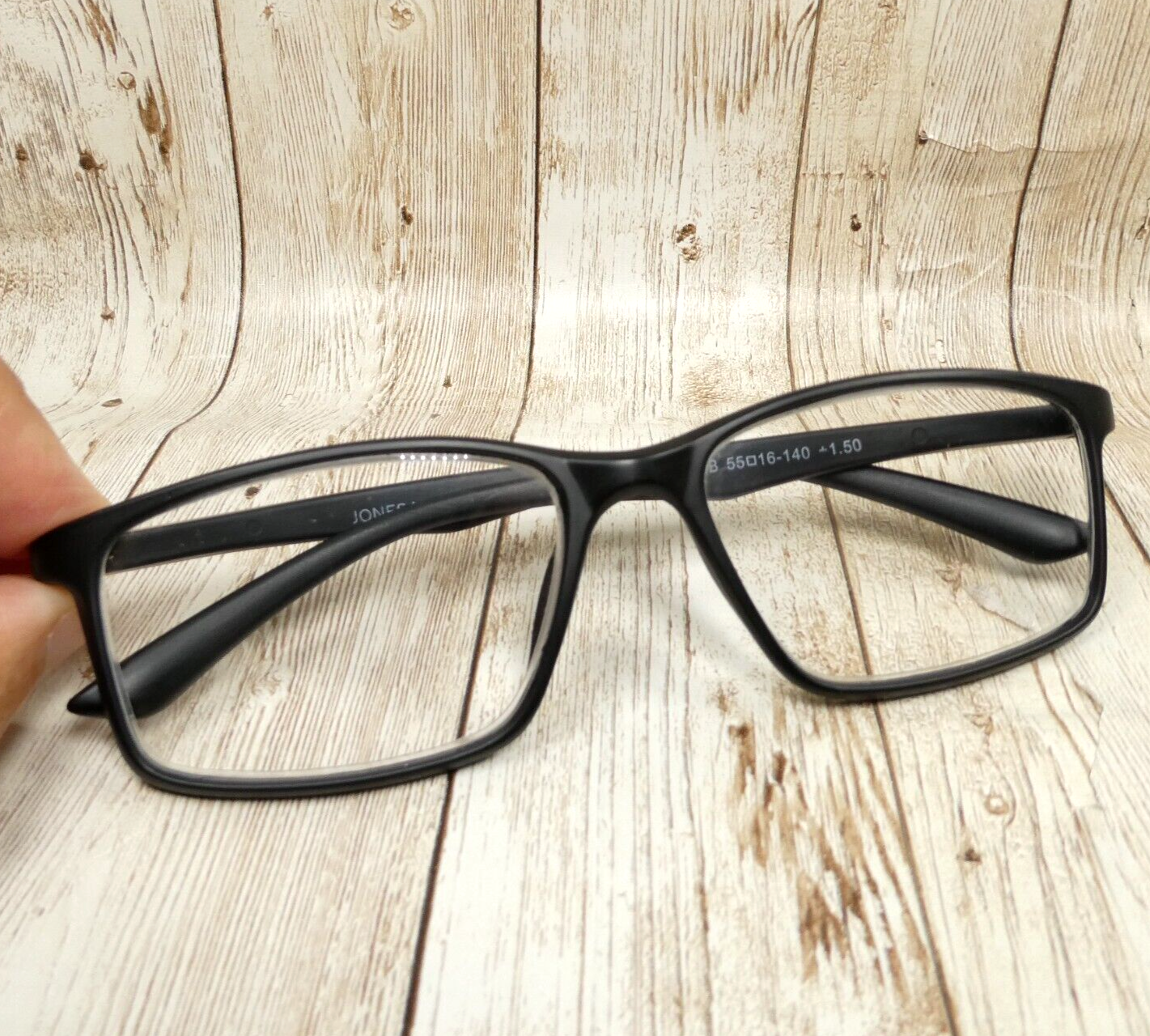 Jones New York Matte Black Reading Glasses - JNMR065H-MB 55-16-140 +1.50 - $6.64