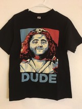 Hurley  Lost TV Dude&quot; Black Cotton T-Shirt Sz Medium Crewneck NWOT Men&#39;s - £16.64 GBP