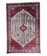 Handmade Vintage Persian Malayer Rug 3.2&#39; x 4.9&#39; (98cm x 150cm), 1970s -... - $586.55 CAD