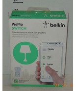 Belkin WeMo Switch Smart Wi-Fi Home Remote Power Plug F7C027fc - £39.63 GBP