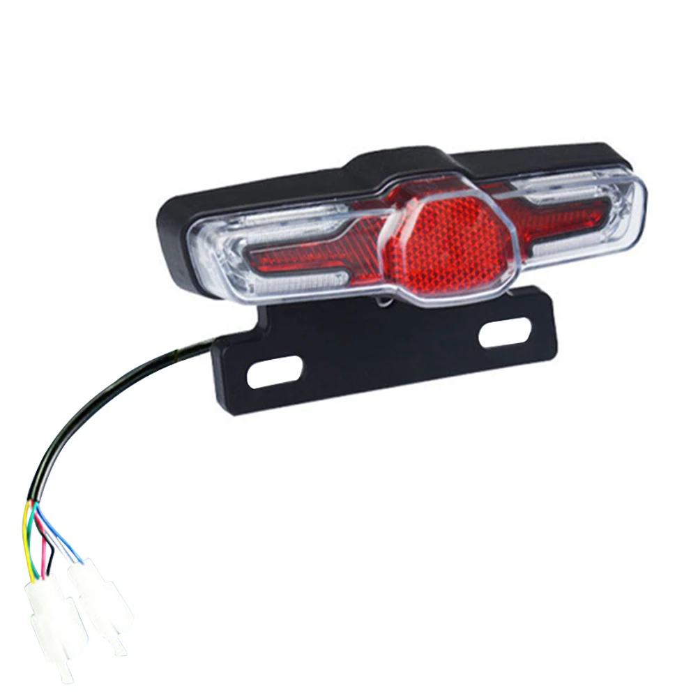 D06 36V 48V 60V Electric Bicycle Rear Lamp LED Safety Night Riding Warning E-bik - $29.53