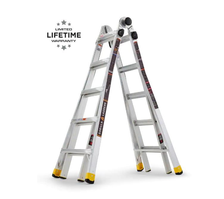 Gorilla Ladders 22 ft. Reach Multi-Position with 300 lbs. Load Capacity New - $188.40