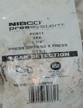 Nibco Press System PC611 Tee 1 1/4 Inch Leak Detection 9100050PC image 2