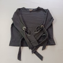 The Original Arizona Jean Company Women's Long Sleeve Straps Gray Shirt Size S image 9