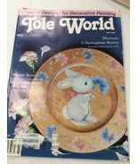 Vintage Tole World Magazine Pattern Fine Art Decorative Painting April 1993 - £7.85 GBP