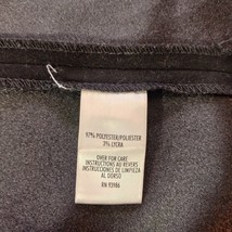 August Max Woman A-Line Midi Skirt Womens Plus 18W Black Side Zip & Slit Pull-On image 4