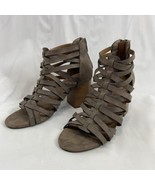 Jellypop Alyssa Mushroom Caged Women&#39;s Heeled Sandal in Taupe, Size 6 Me... - $28.57 CAD