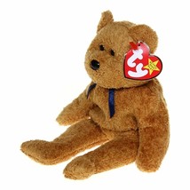 Ty Beanie Baby - Fuzz The Brown Teddy Bear - Retired - £3.10 GBP