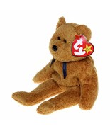 TY Beanie Baby - FUZZ the Brown Teddy Bear  - RETIRED - £3.11 GBP