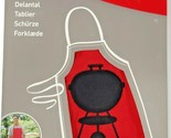 Weber Grill Red Apron with Black Barbecue Grill &amp; Adjustable Neckband Ne... - $19.79