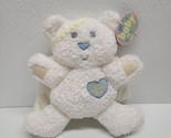 First &amp; Main White Bear Soft Plush Baby Guardian Angel #2173 New With Tag!  - $41.77