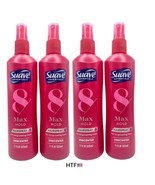 (4) Suave Max Hold UNSCENTED Non Aerosol Hairspray Long Lasting Hold 8 S... - £58.10 GBP