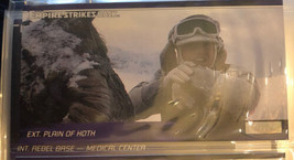 Empire Strikes Back Widevision Trading Card 1995 #4 Plain Of Hoth - £1.98 GBP