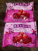 Brach’s ~ Jube Jel Cherry Hearts 2-Bags 12 oz. Valentines ~ Expires 07/2025 - £18.65 GBP