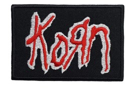 Korn Music Band Rock and Roll Embroidered Iron On Patch 3&quot; x 2&quot; Jonathan... - £5.06 GBP+