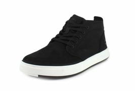 Timberland Davis Square Leather and Fabric Chukka Black Nubuck 12 D (M) - $134.10