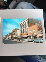 vintage postcard 1900s Detroit Lakes Minnesota Main Street View Downtown Signs - £31.96 GBP