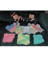 Wash Cloths Baby &amp; Children Crochet Homemade Acrylic Yarn Baby Shower Gi... - $12.00