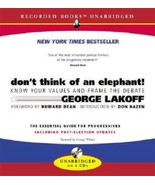 Don&#39;t Think of an Elephant!...Author: George Lakoff (NEW 4-disc CD audio... - £11.04 GBP