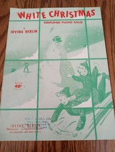 1969 White Christmas Simplified Piano Solo by Irving Berlin Music Corporation - £14.93 GBP