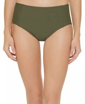 DKNY Bikini Swim Bottoms High Waist Moss Green Size Medium $58 - NWT - £14.38 GBP