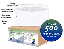 ABC Deluxe Self Seal #10 Security Tinted Envelopes, 4 1/8 x 9 1/2&quot; - Box... - $56.85