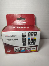 Canon PGI-225 Black &amp; CLI-226 Color Ink Yellow, Cyan, Magenta Cartridges... - $24.74